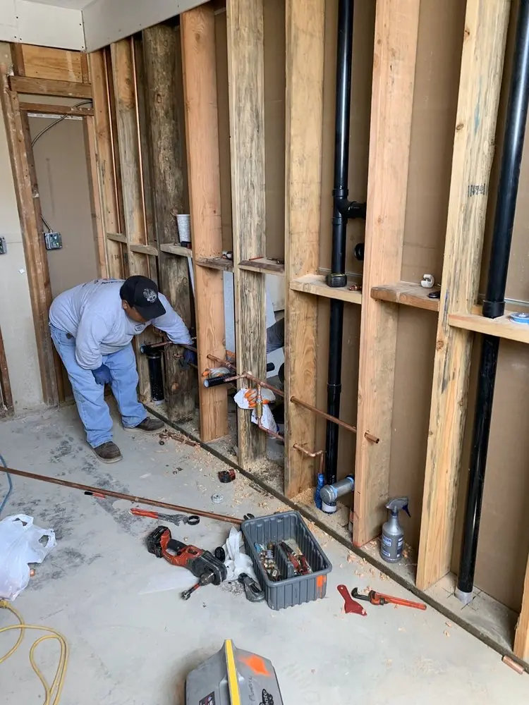 Commercial rough-in plumbing for Commercial Plumbing in Perkintown